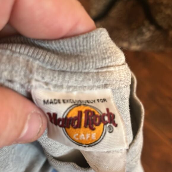 Vintage Hard Rock Cafe Washington D.C. Gray Graphic Shirt - Picture 9 of 9